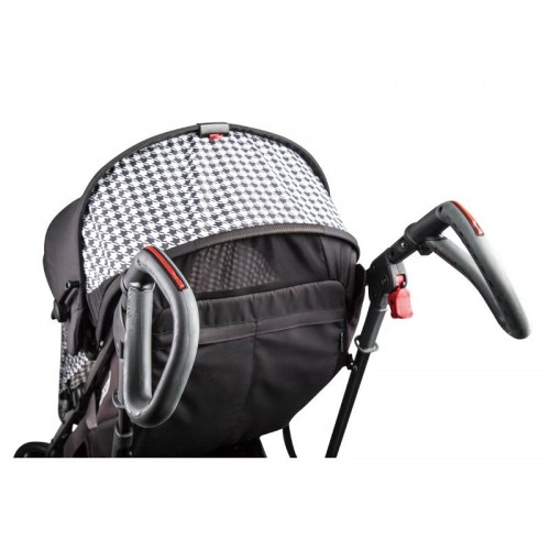 LASCAL M1 Buggy Stroller - Red/ Black